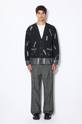 REVERSIBLE CARDIGAN