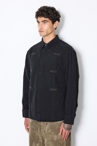PLEAT DETAILED SHIRT