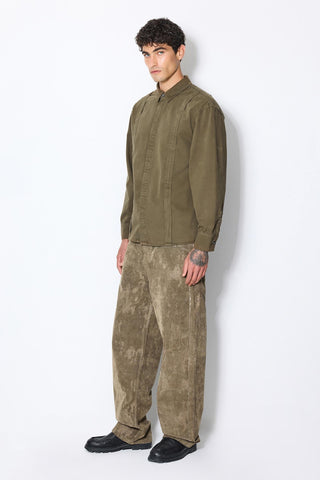 PLEAT DETAILED SHIRT
