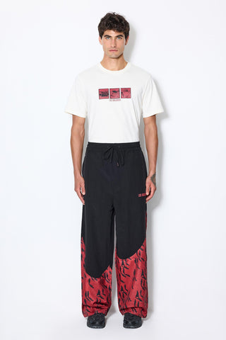 PRINTED TRACK PANTS