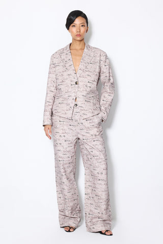 PRINTED BLAZER