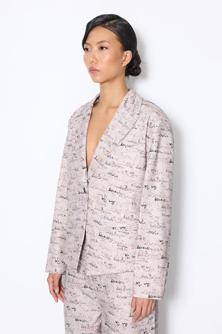PRINTED BLAZER