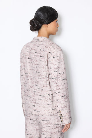 PRINTED BLAZER