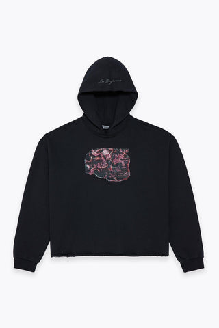 MAP PRINTED HOODIE