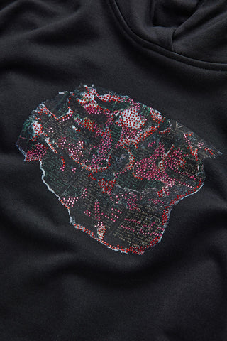 MAP PRINTED HOODIE