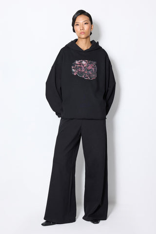 MAP PRINTED HOODIE