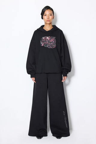 MAP PRINTED HOODIE