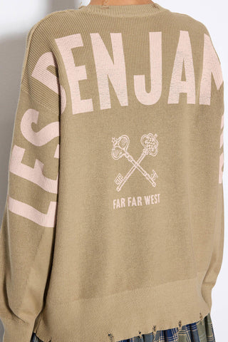 BACK PRINTED SWEATER