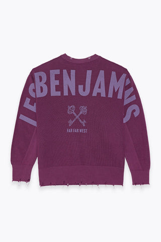 BACK PRINTED SWEATER