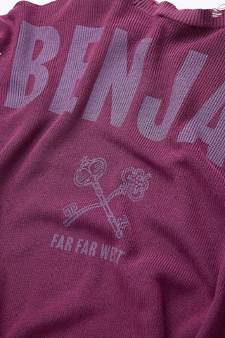 BACK PRINTED SWEATER
