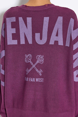 BACK PRINTED SWEATER