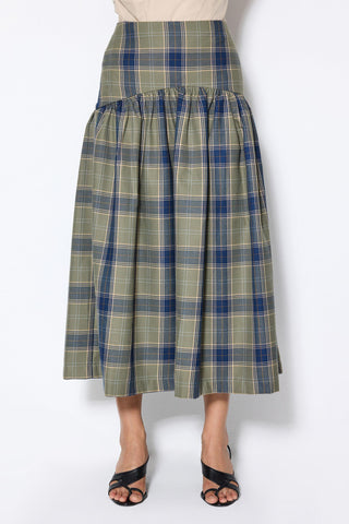 CHECKED SKIRT