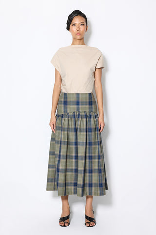 CHECKED SKIRT
