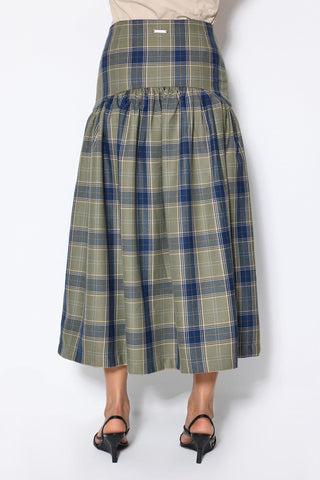 CHECKED SKIRT