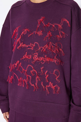 EMBROIDERY DETAILED SWEATSHIRT