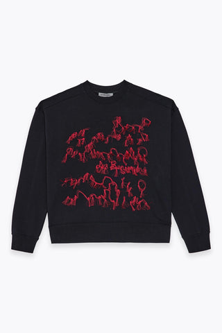 EMBROIDERY DETAILED SWEATSHIRT