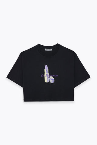 LIPSTICK PRINTED TEE