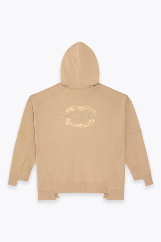 BACK PRINTED ZIP HOODIE