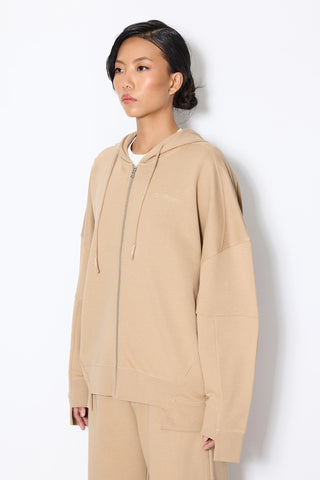 BACK PRINTED ZIP HOODIE