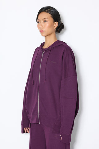 BACK PRINTED ZIP HOODIE