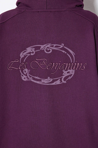 BACK PRINTED ZIP HOODIE